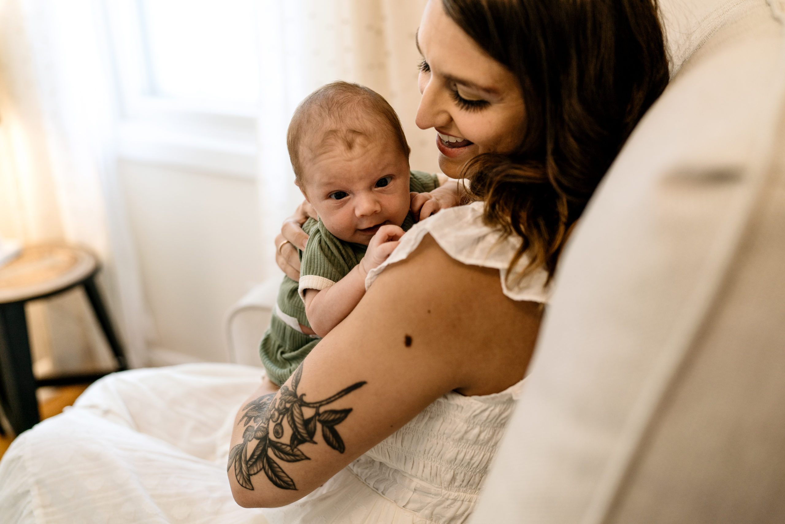 newborn photography in-home nursery