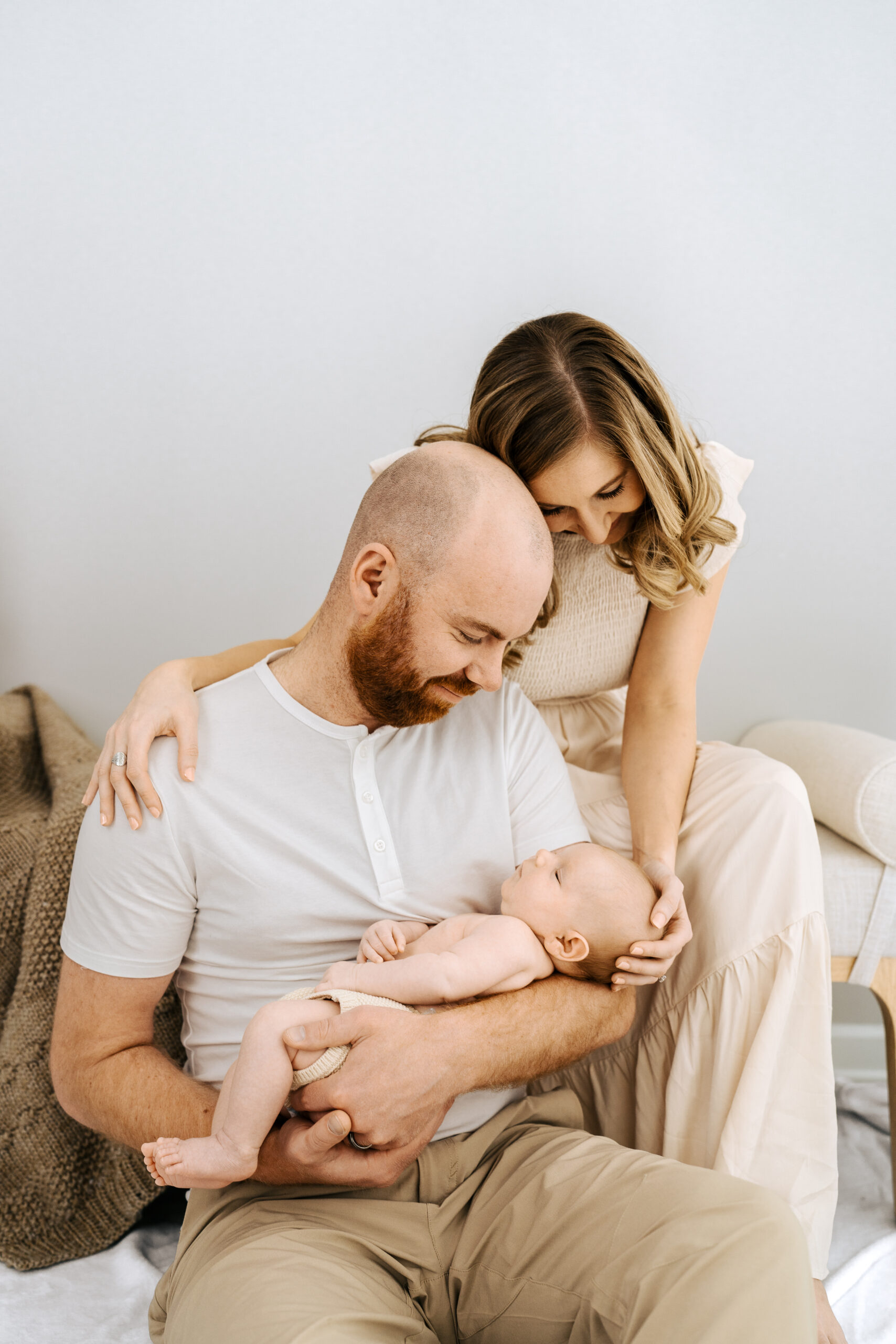 Minnesota Newborn Photoshoot in newborn photography studio